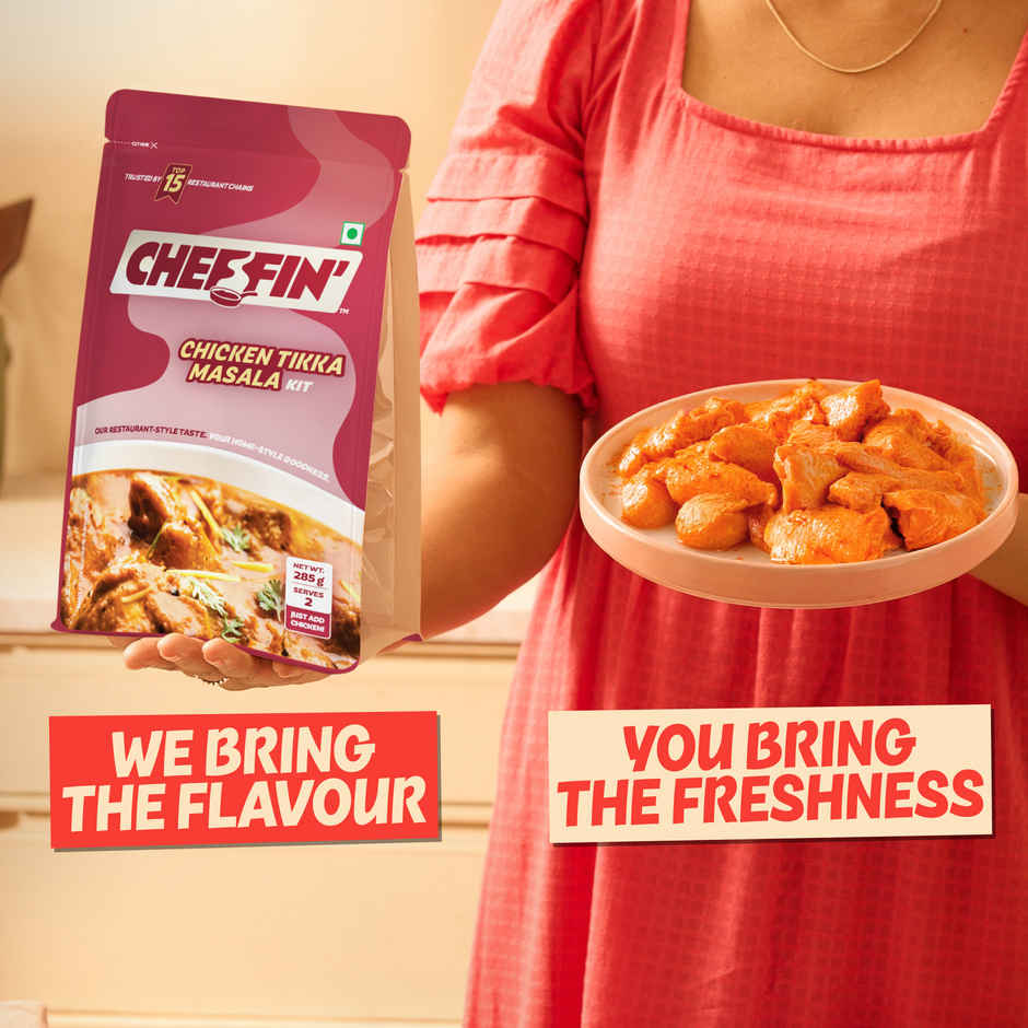 Cheffin' Chicken Tikka Masala | Add Fresh Chicken | Serves 2-3 | Ready in 10 Min