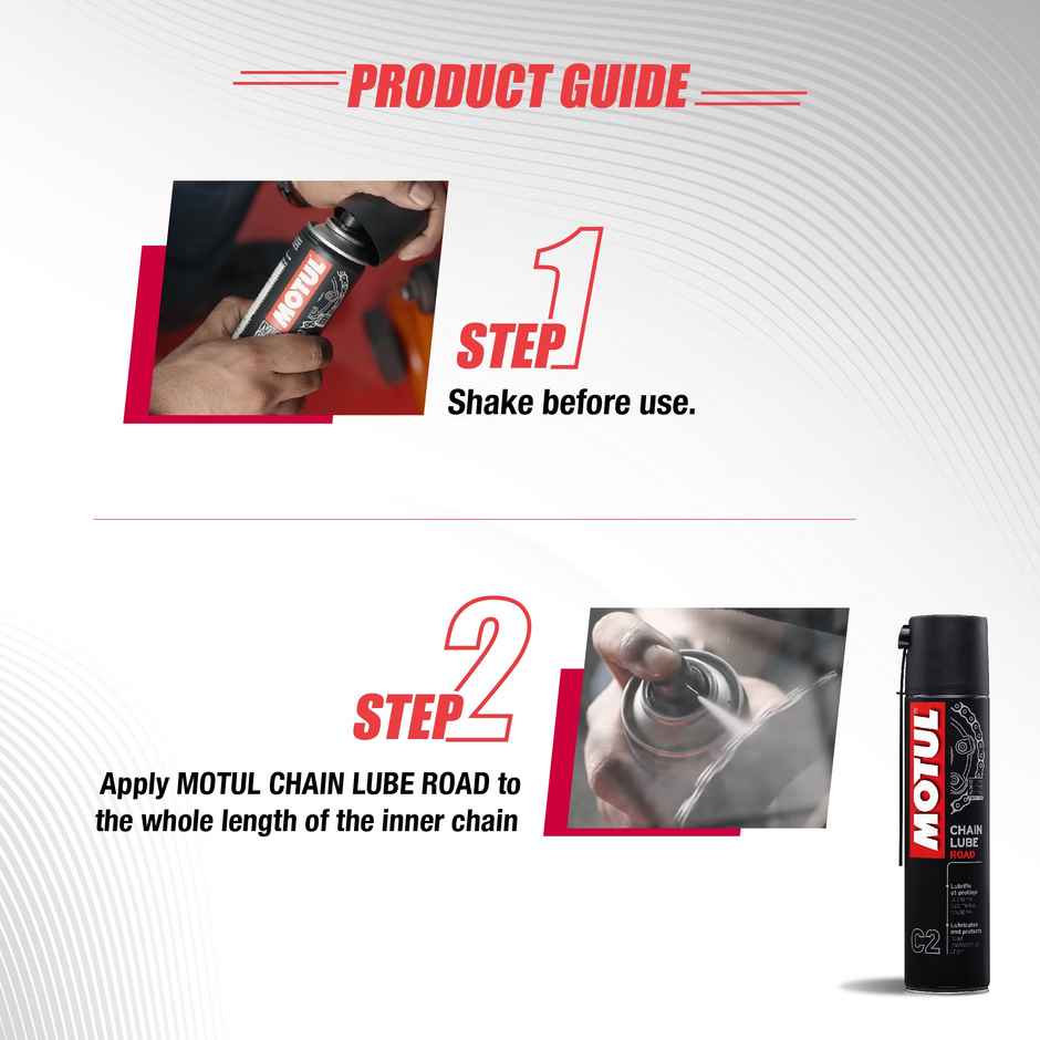 Motul C2 Chain Lube for bikes | 400 ml