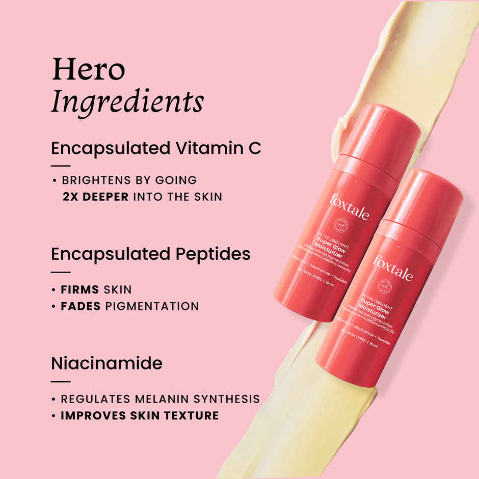 Foxtale Super Glow Moisturizer with Vitamin C 15ml