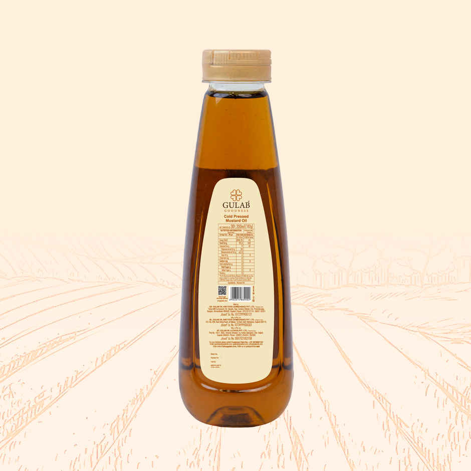 Gulab Premium Cold Pressed Kachi Ghani Mustard/Sarson Oil