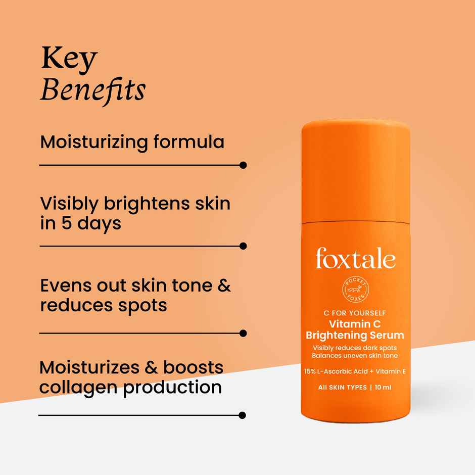 Foxtale 15% Vitamin C Face Serum 10 ml