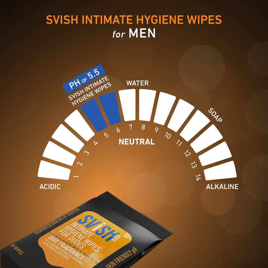 Svish Intimate Wipes For Dudes