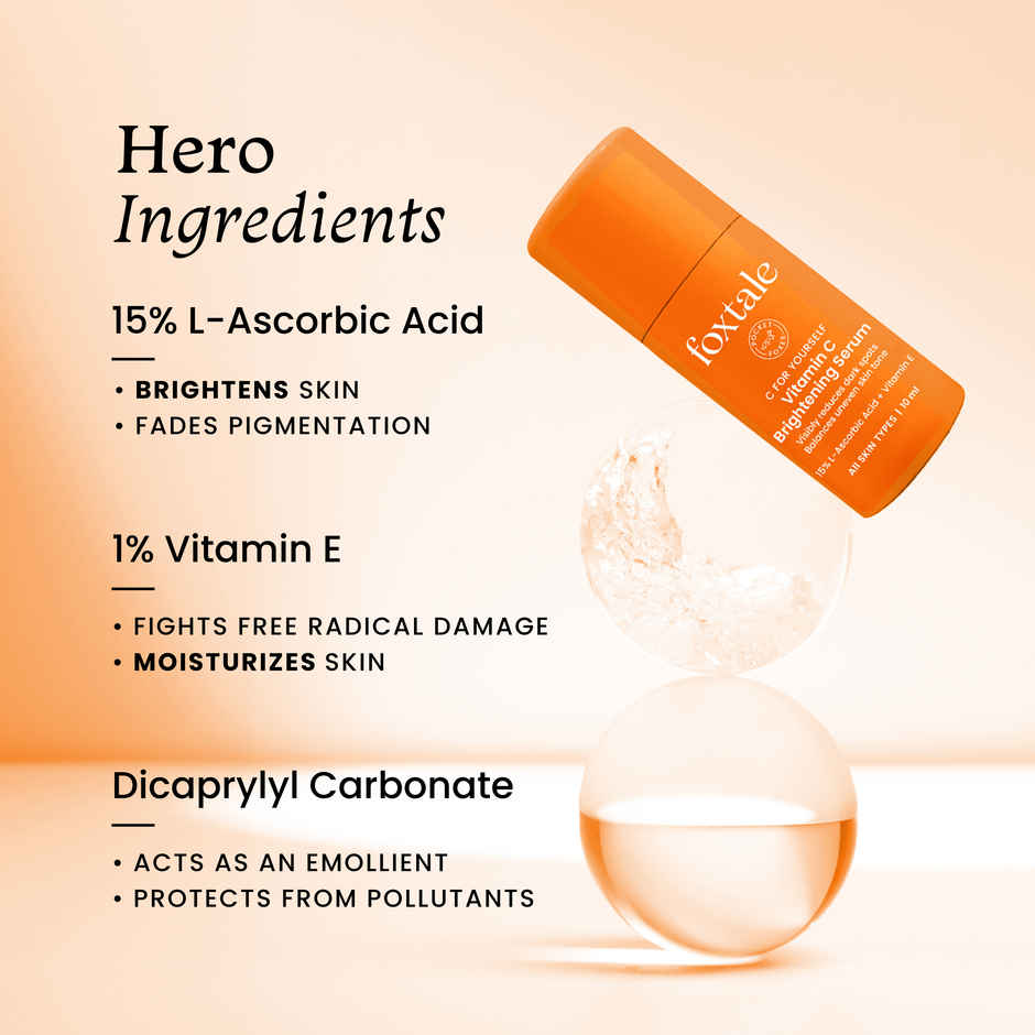 Foxtale 15% Vitamin C Face Serum 10 ml