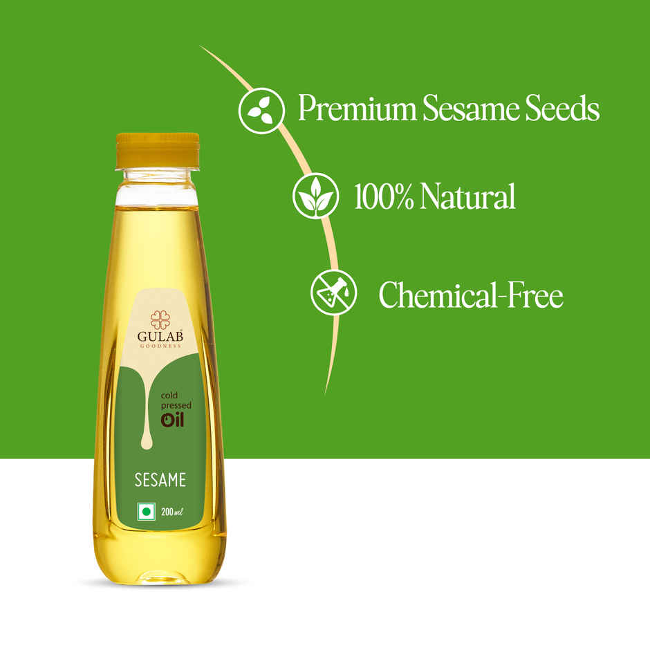 Gulab Cold Pressed Sesame Oil | Bottle