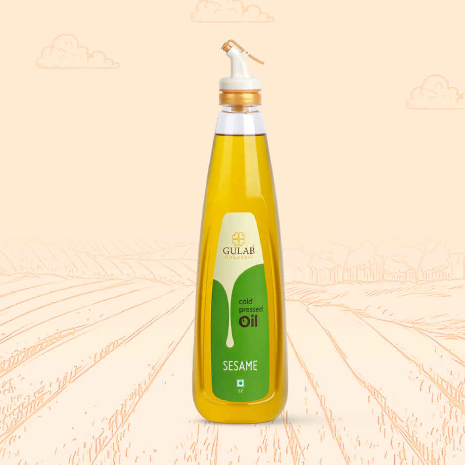 Gulab Sesame ((Til-Gingelly) Cold Pressed Oil | Bottle