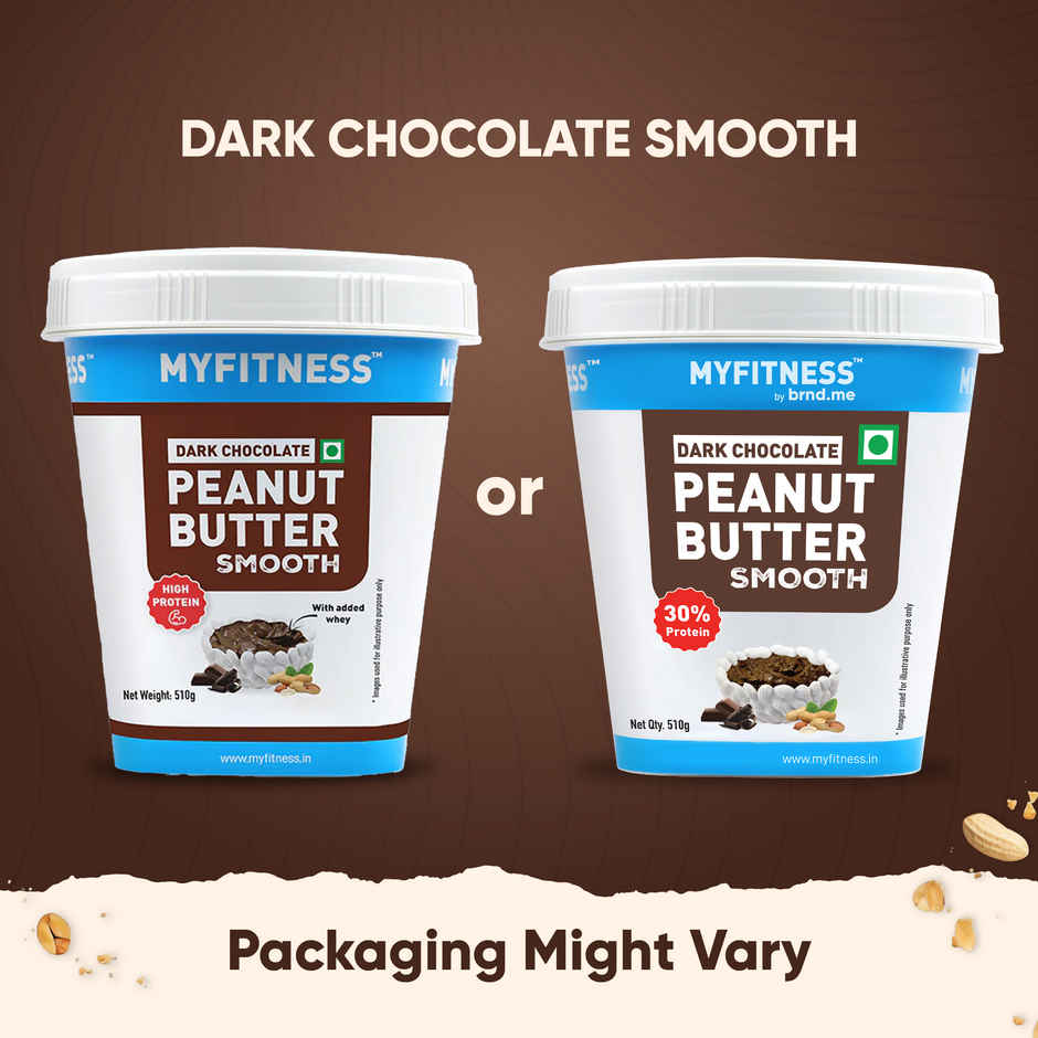 MyFitness High Protein Dark Chocolate Peanut Butter Smooth Spread