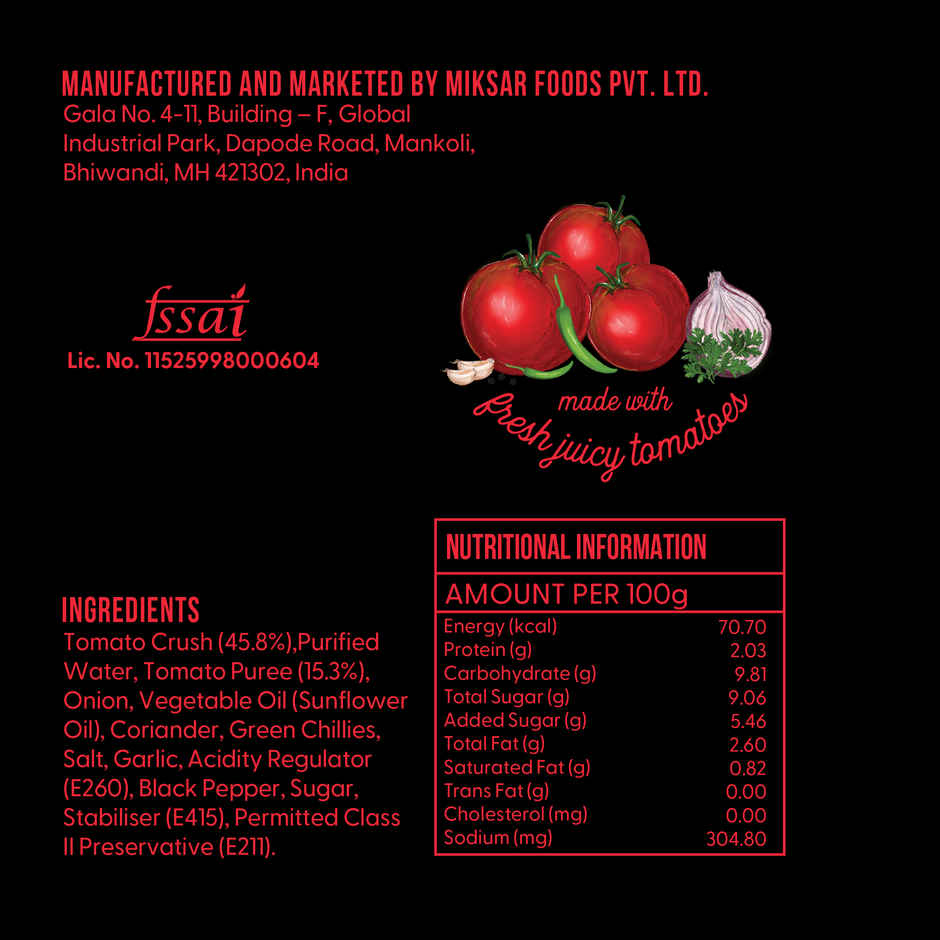 Naagin Salsa Dip | Fresh, Zesty, Indo-Mexican Dip, Premium Tomatoes