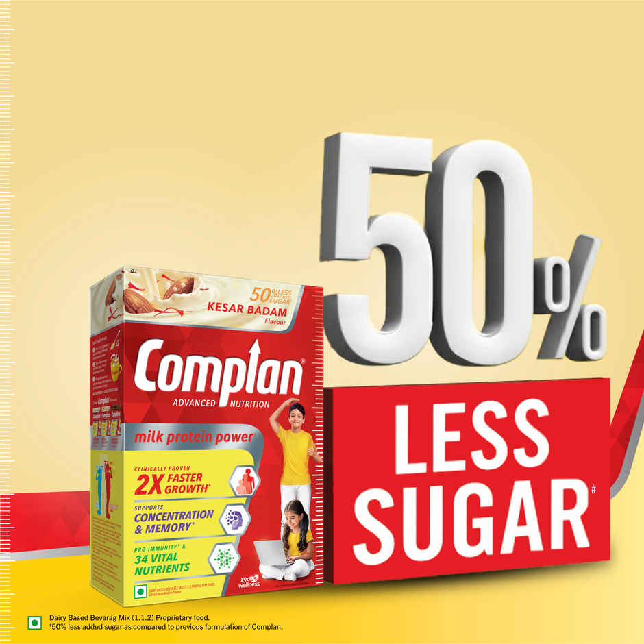 Complan Kesar Badam Drink Mix | For 5+ years Kids