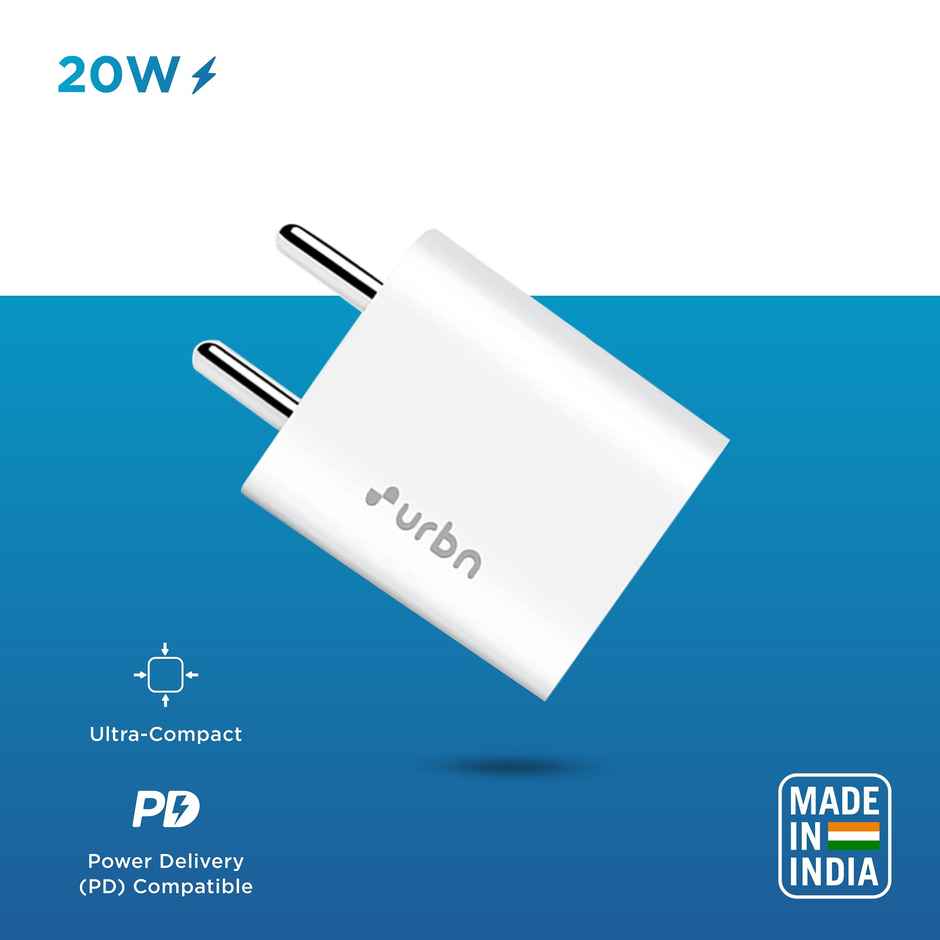 URBN 20W iPhone Charger (White)