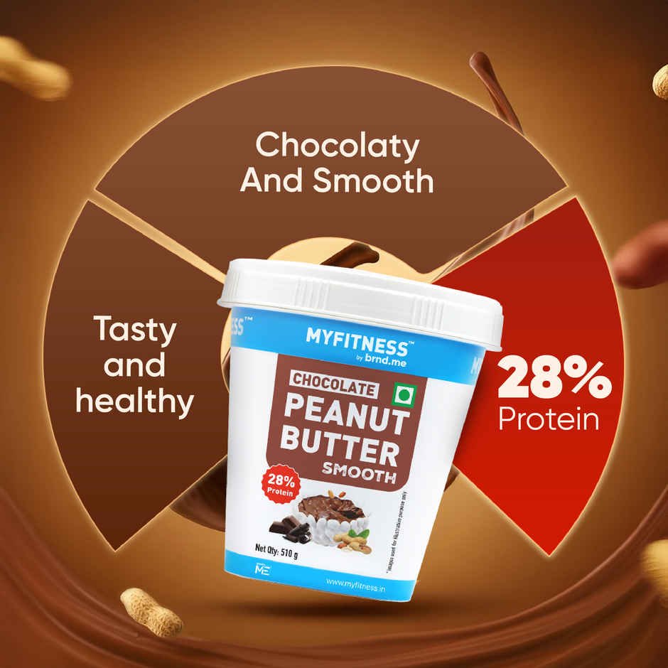 MyFitness 28g High Protein Chocolate Peanut Butter Spread - Smooth