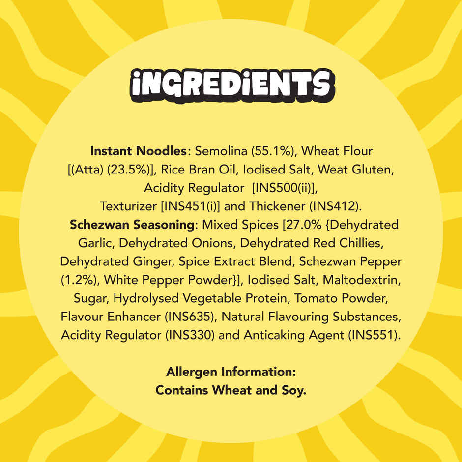 Wok Tok by Veeba Schezwan Instant Noodles | No Maida | No Palm Oil