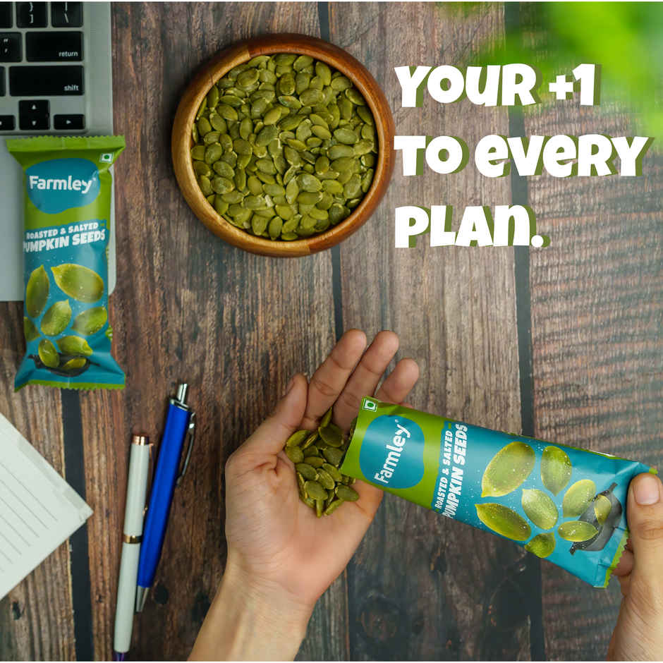 Farmley Salted Pumpkin Seeds | Roasted & Salted Nuts