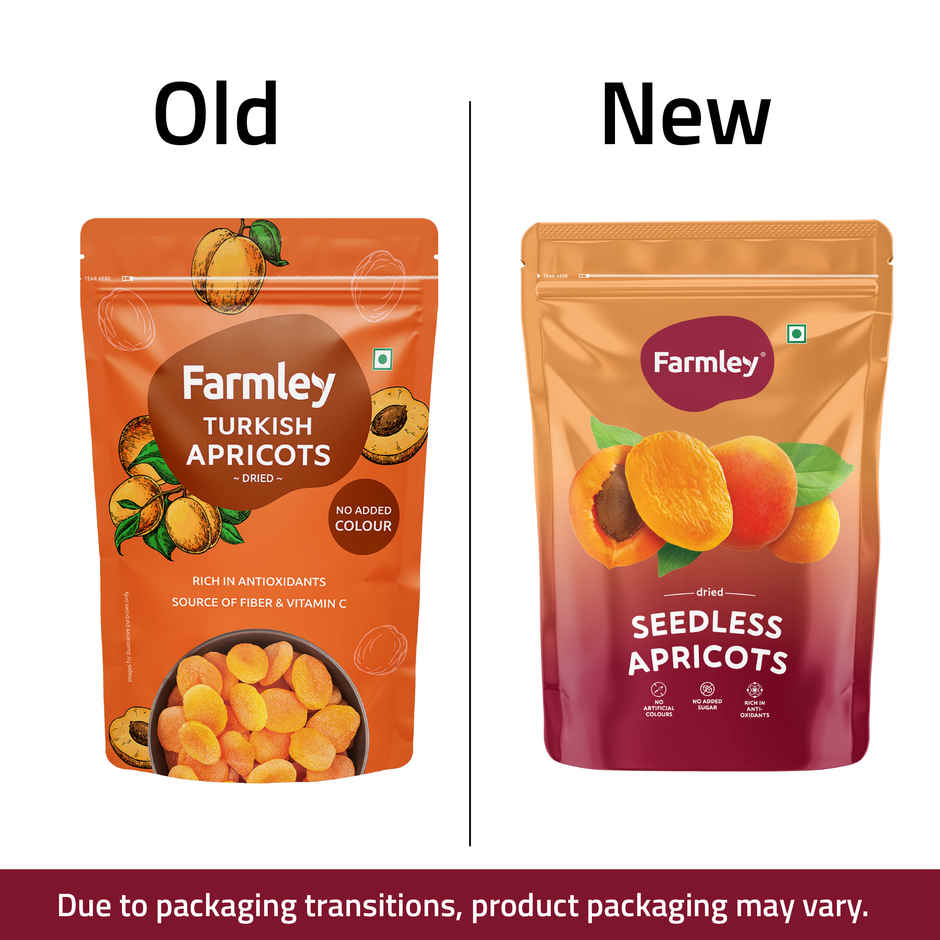 Farmley Premium Turkish Dried Apricots (Khubani)
