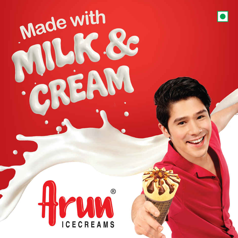 Arun Butterscotch Icone Ice Cream Cone Combo 