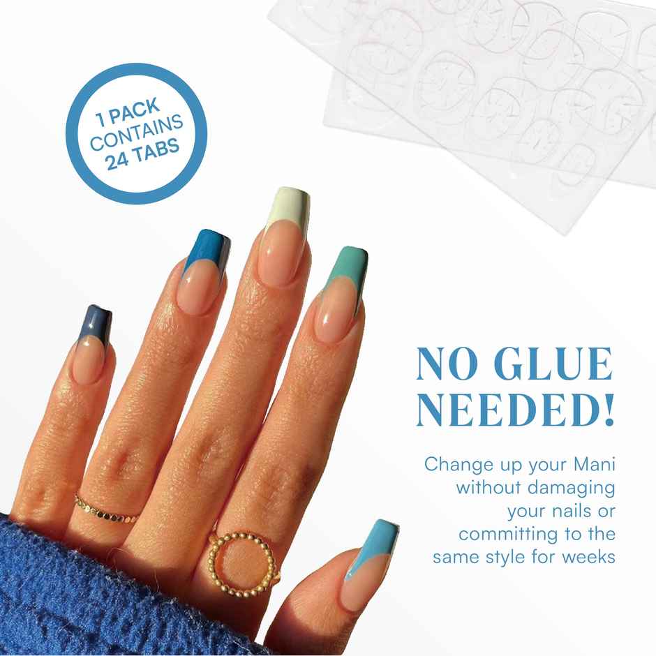 Gush Beauty Tab It | Instant Nail Adhesive Tabs | Nail Glue