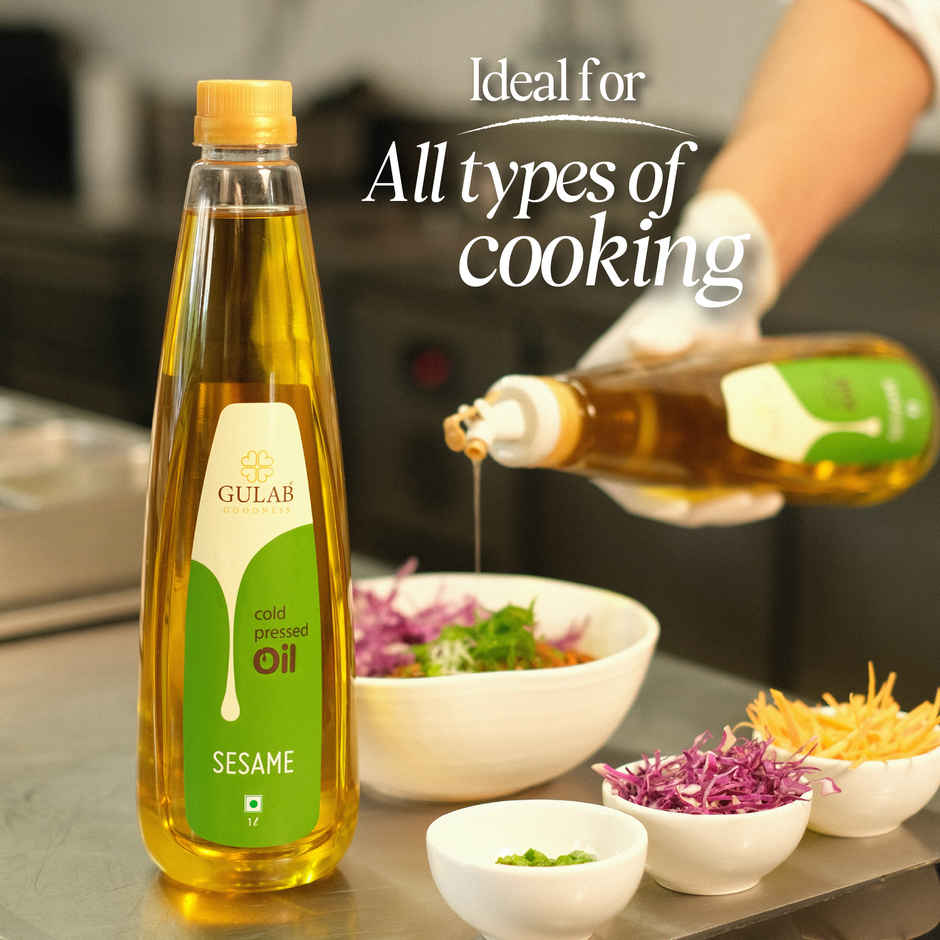 Gulab Sesame ((Til-Gingelly) Cold Pressed Oil | Bottle