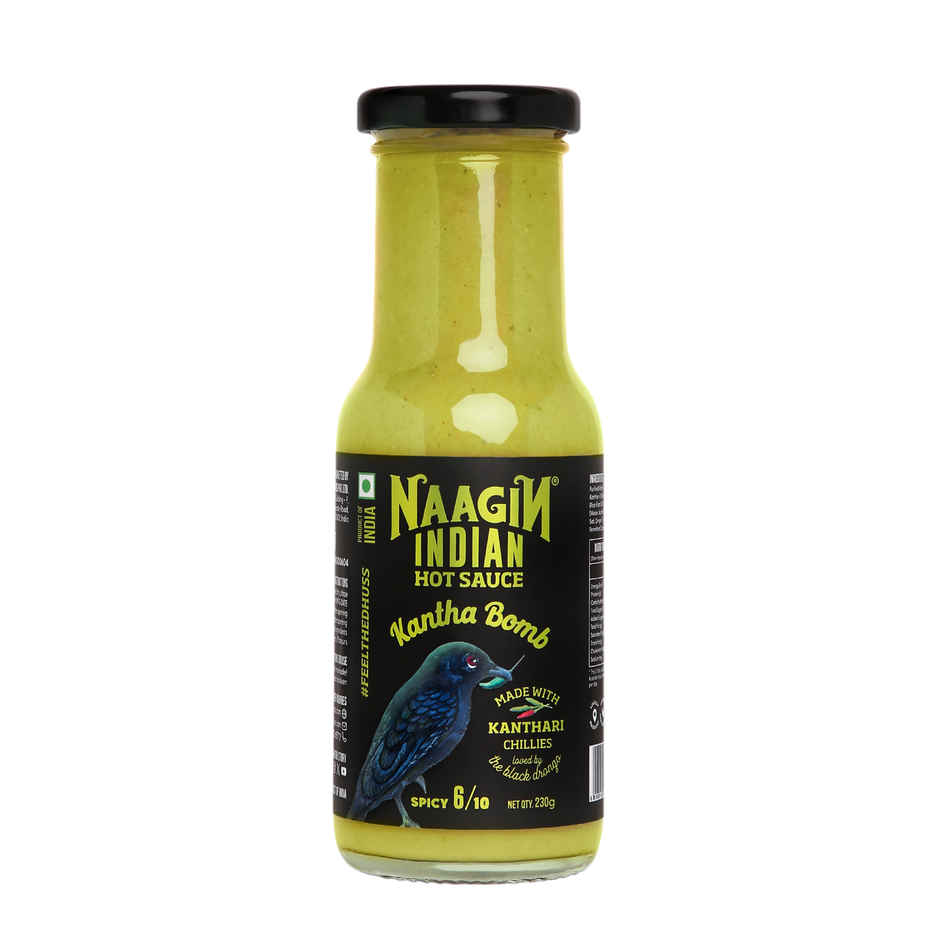 Naagin Kantha Bomb Hot Sauce | Green Chilli, Fresh, Herby & Spicy