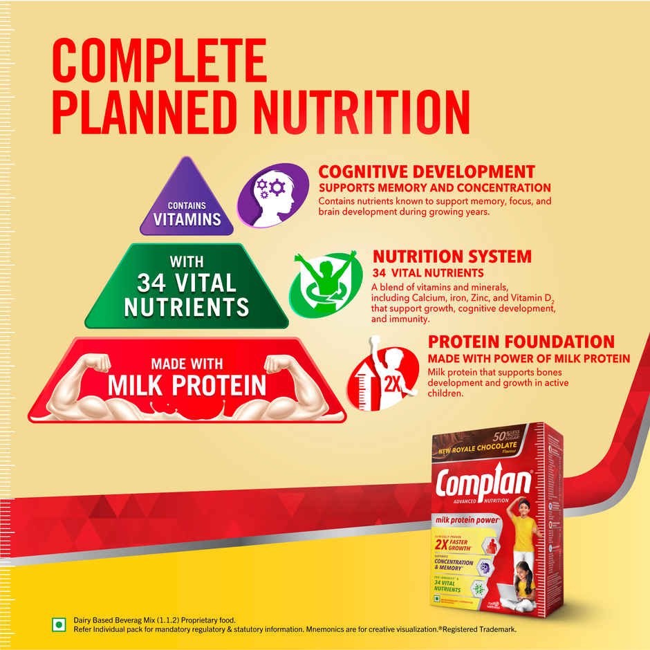 Complan Royale Chocolate Drink Mix | For 5+ year kids