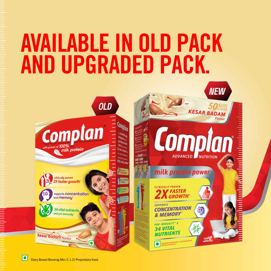 Complan Kesar Badam Drink Mix | For 5+ years Kids