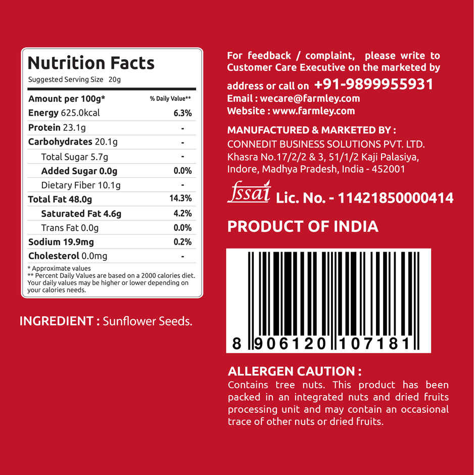 Farmley Premium Sunflower Seeds