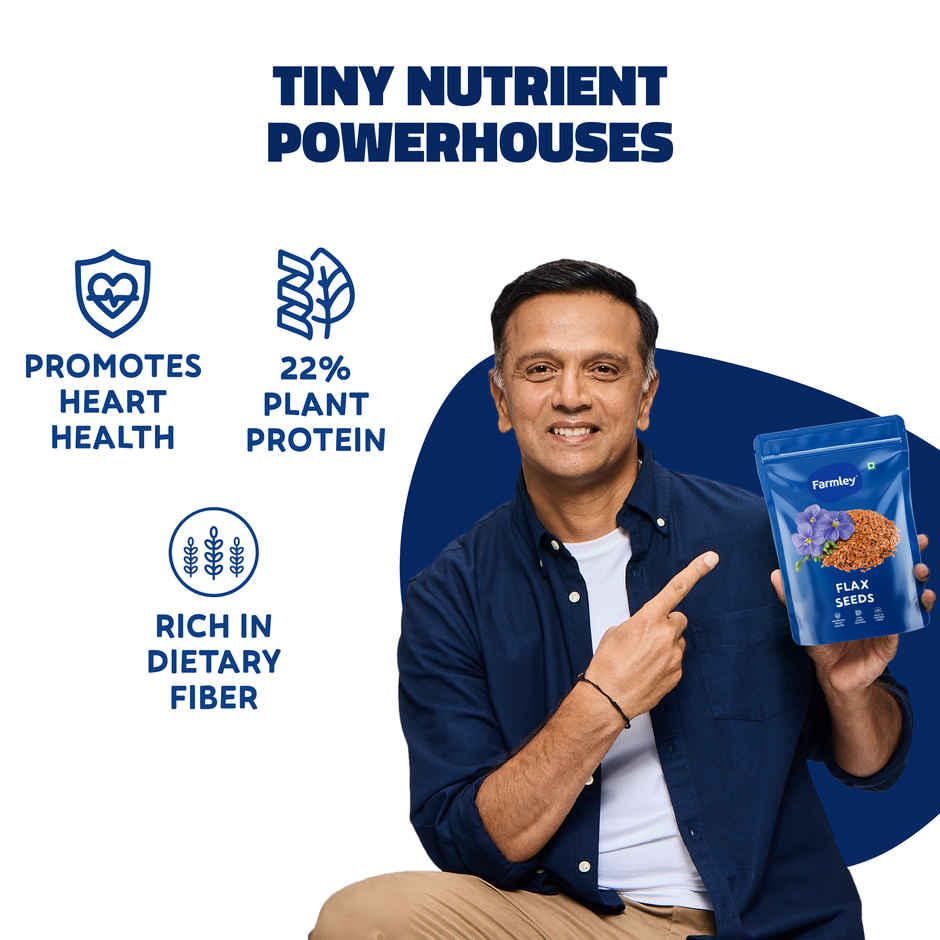 Farmley Premium Natural Chia Seeds Rich In Protein & Fiber (200g) & Farmley Premium Flax Seeds (200g) & Farmley Premium Pumpkin Seeds Aaa Grade (200g) & Farmley Premium Sunflower Seeds (200g) Combo