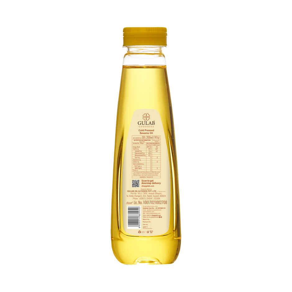 Gulab Cold Pressed Sesame Oil | Bottle