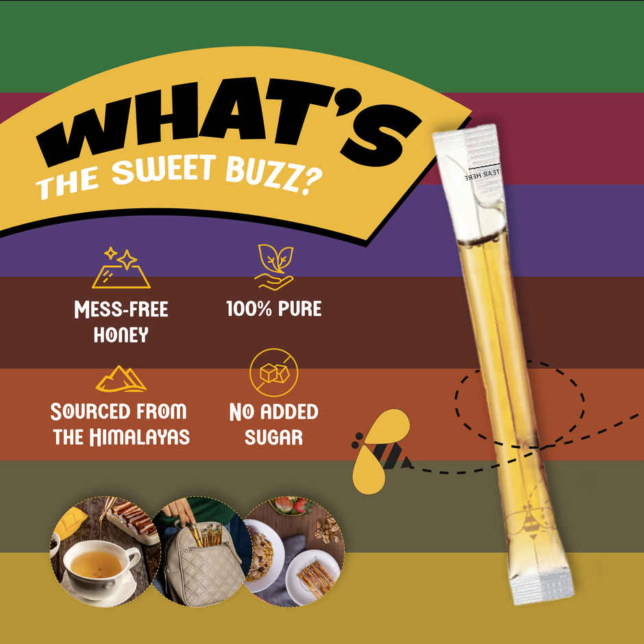 Honey Twigs Rainbow Flavoured Honey Combo | 7 Sticks