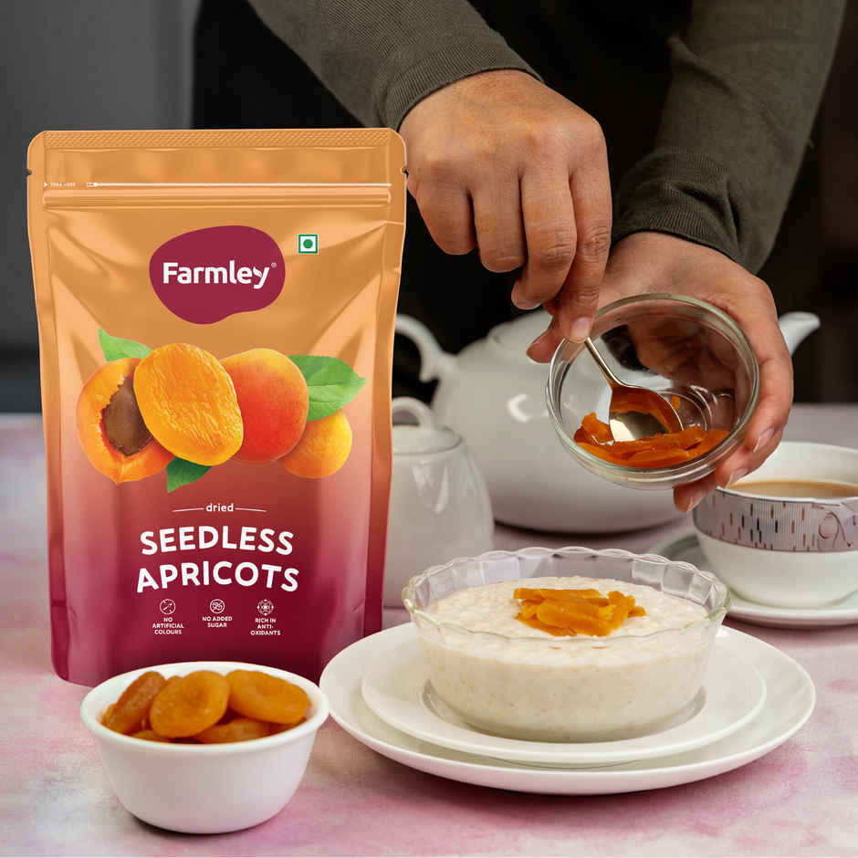 Farmley Premium Turkish Dried Apricots (Khubani)