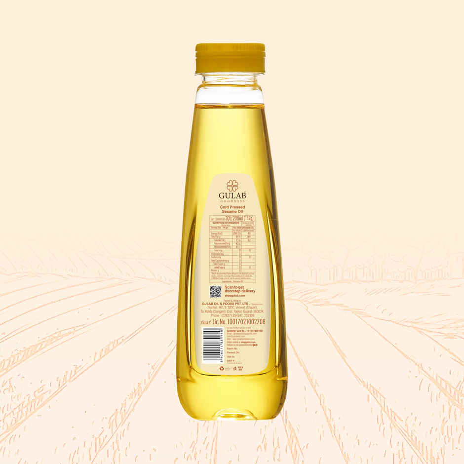 Gulab Cold Pressed Sesame Oil | Bottle