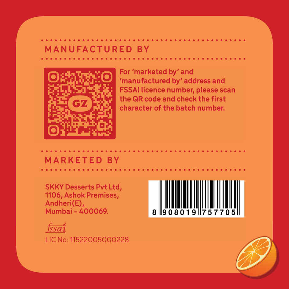 Go Zero Valencia Orange Guilt Free Fruit Pops