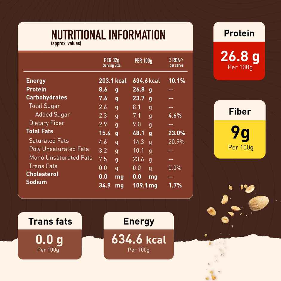MyFitness 26g High Protein Chocolate Peanut Butter Spread - Crunchy