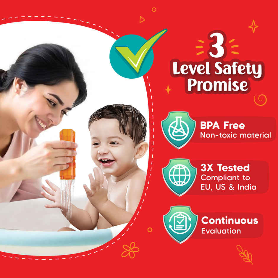 Imagimake Leaps & Bounds - Bath Blocks | Number Learning & Water Play Set|Toddler Educational Gift