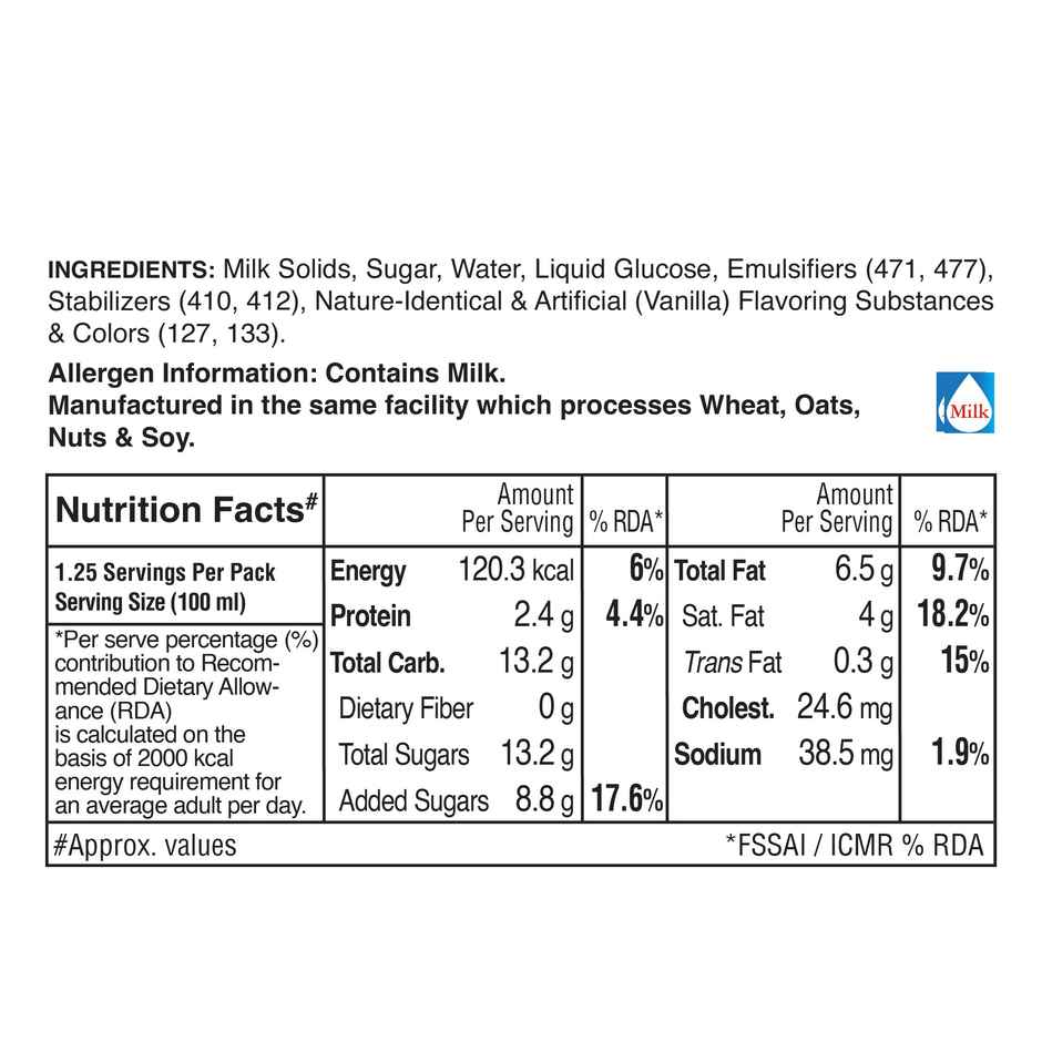 Arun Vanilla And Blackcurrant Ice Cream Cup Combo 
