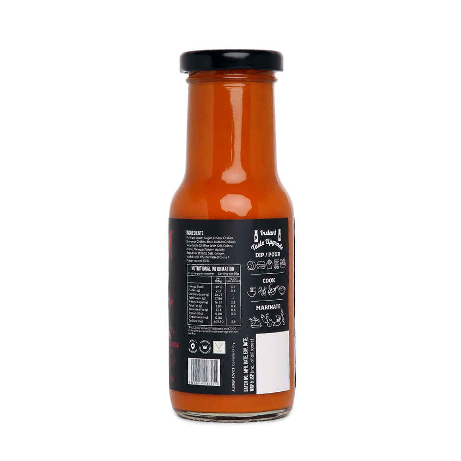 Naagin Smoky Bhoot Hot Sauce | Bhut Jolokia, Smoky, Red Chilli Sauce