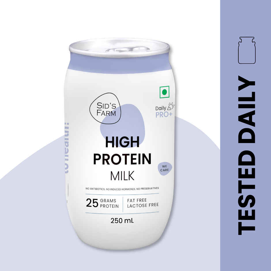 Sid's Farm High Protein Fresh Milk | 25g Protein | Bottle
