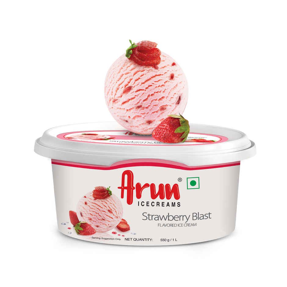 Arun Ice Creams Fresh Strawberry Tub