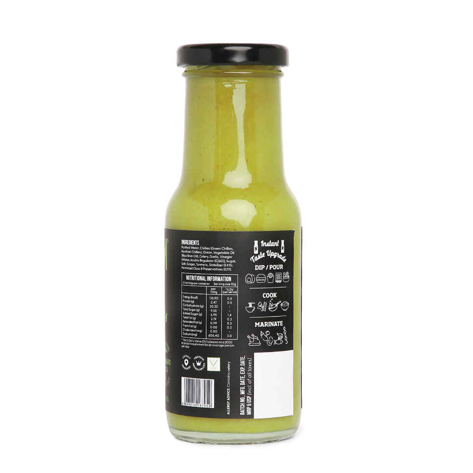 Naagin Kantha Bomb Hot Sauce | Fresh Green Spicy Sauce