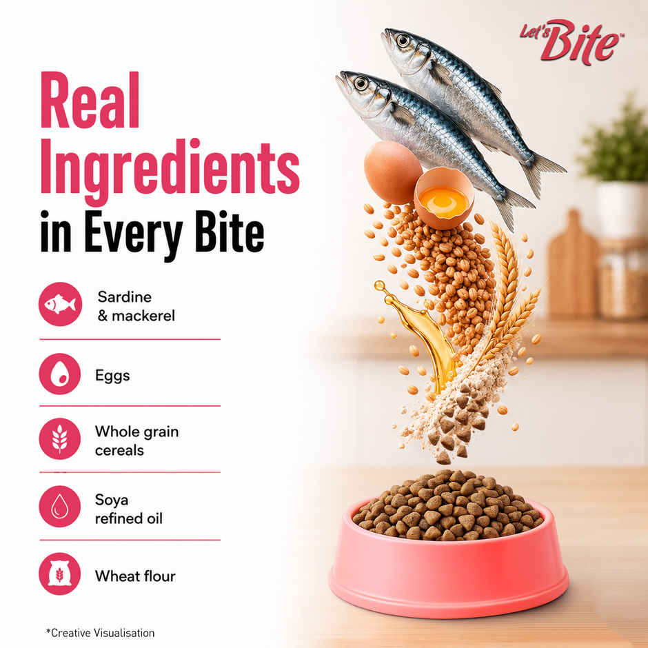 Let'S Bite Active Adult Dry Cat Food - Ocean Fish (Buy 1 Get 1 Free)