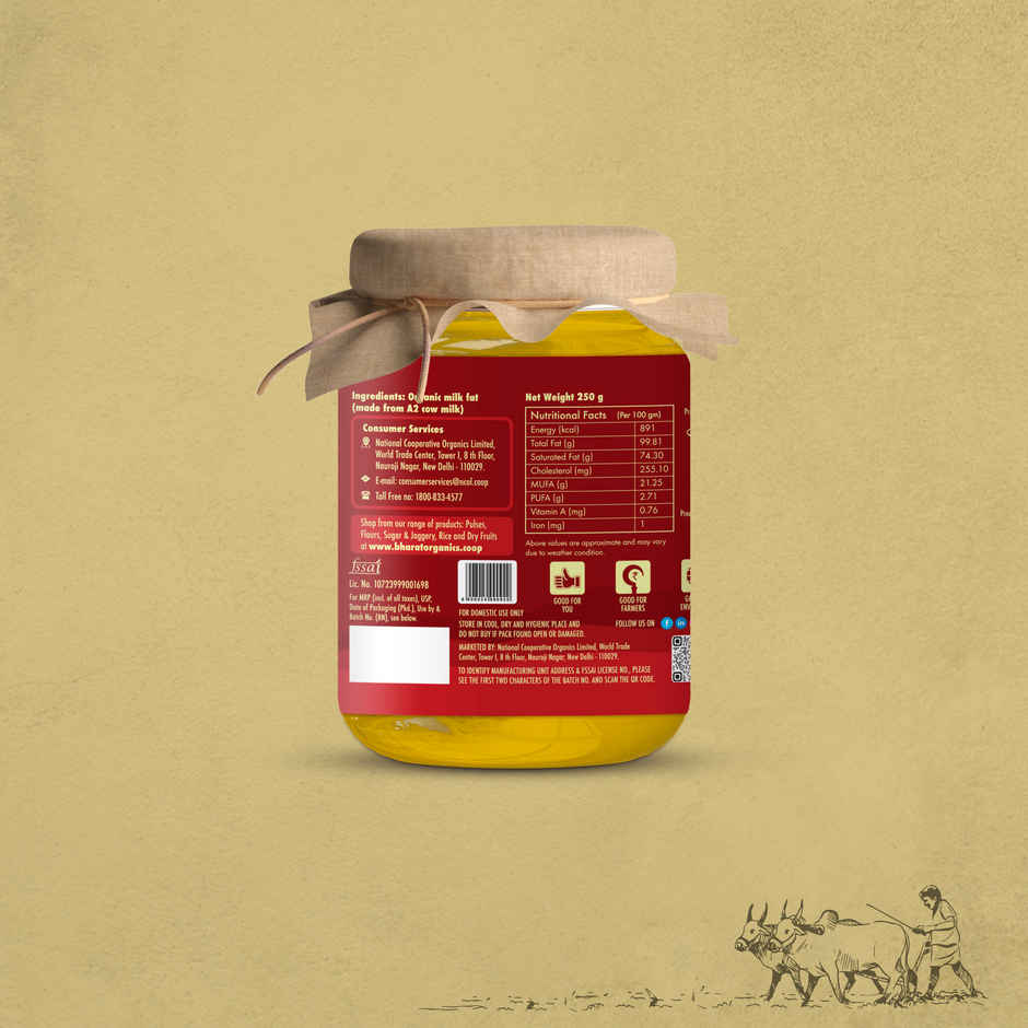 Bharat Organics A2 Desi Cow Ghee