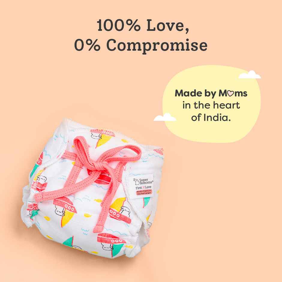 SuperBottoms Langot Trial Kit with 5 Best Selling Langot for New Born | 0 - 6 Months | Up to 5kg