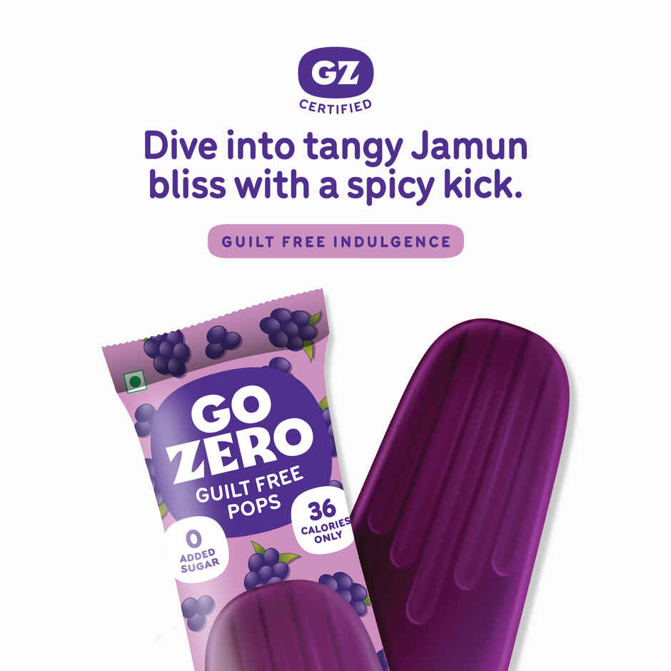 Go Zero Jamun Sriracha Guilt Free Fruit Pops