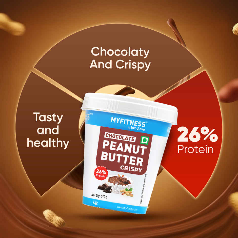 MyFitness Chocolate Peanut Butter Crispy Spread | High Protein