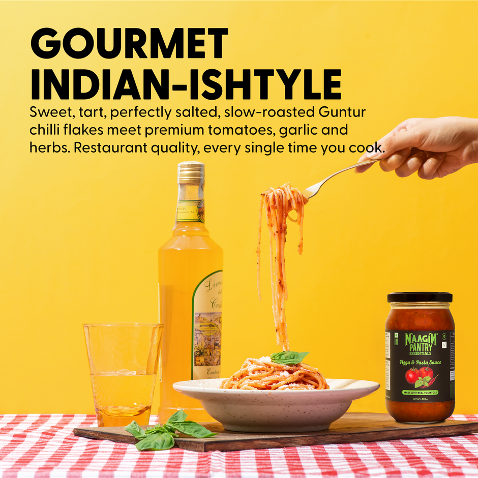 Naagin Pizza & Pasta Sauce | Indo-Italian Sauce, Premium Tomatoes