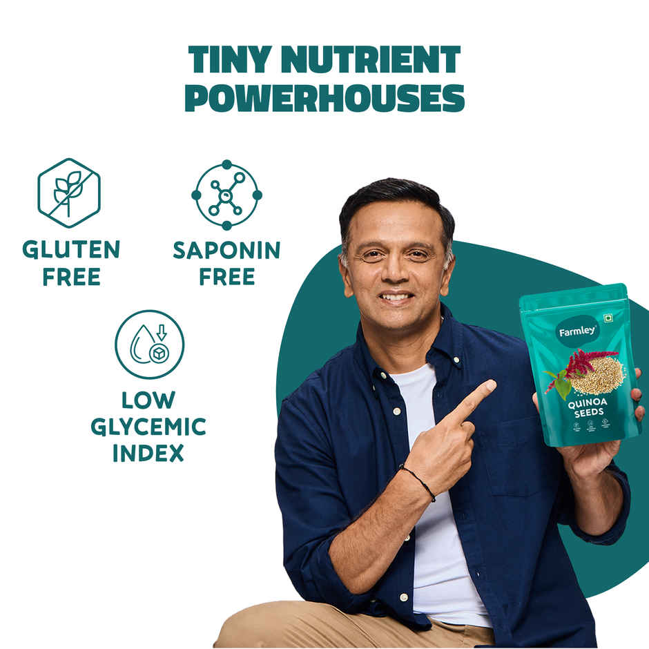 Farmley Natural Quinoa | Diet Food | Gluten Free | High Protein | Ready To Cook Quinoa