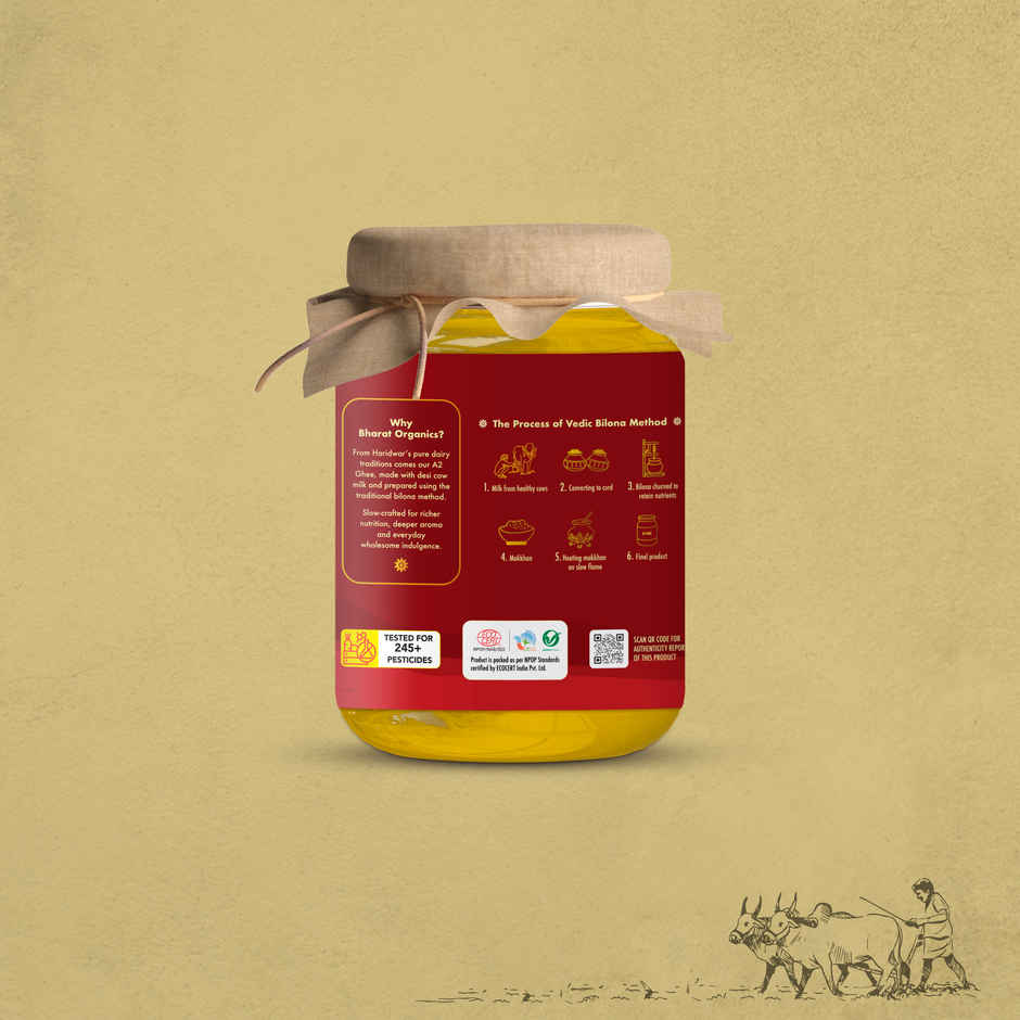 Bharat Organics A2 Desi Cow Ghee