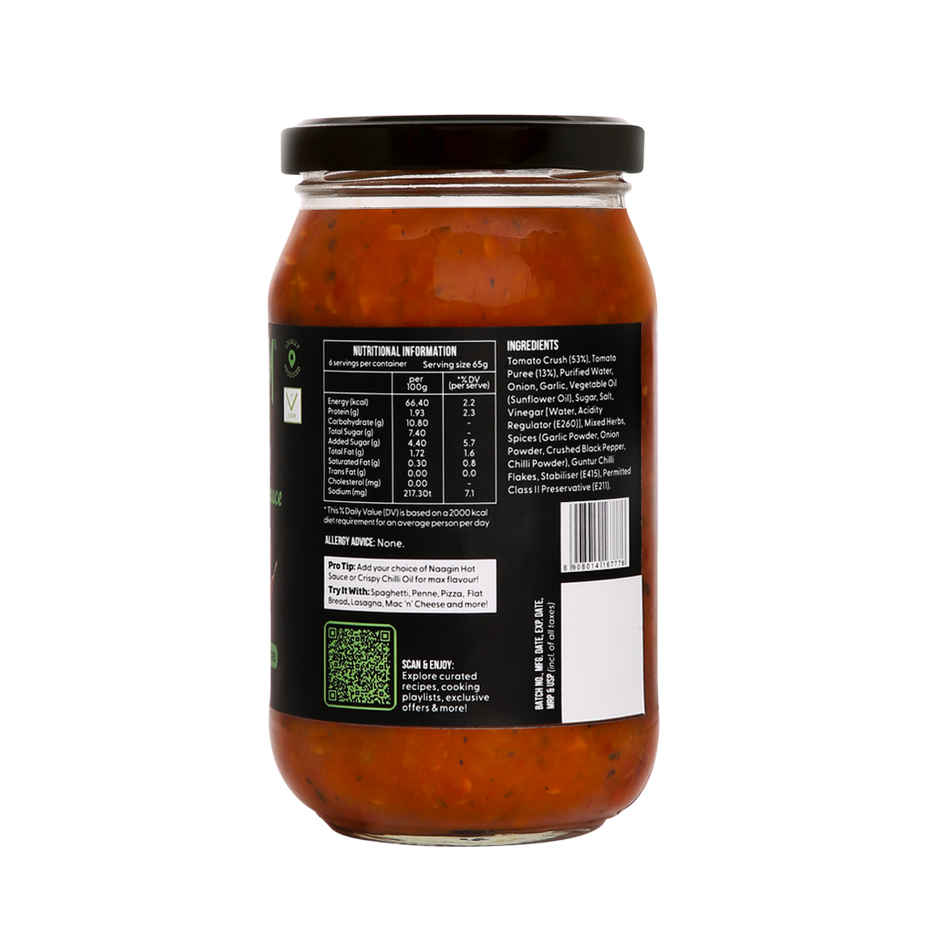 Naagin Pizza & Pasta Sauce - Tangy Italian Sauce 400 GRAM