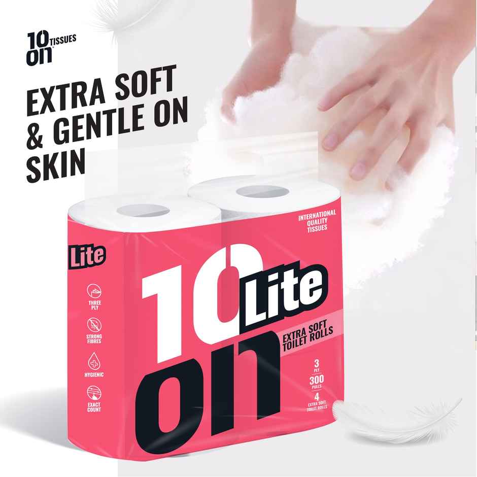 10On 3 Ply Toilet Tissue Paper Roll