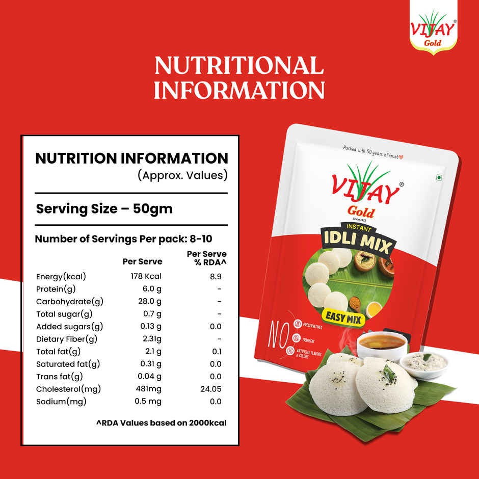 Vijay Gold Idli mix