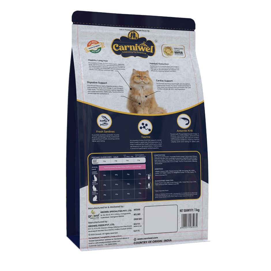 Carniwel Persian Cat Food, Adult