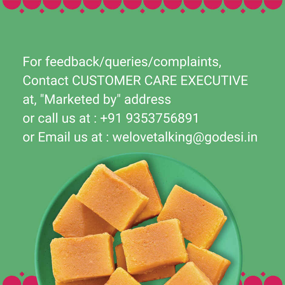 GO DESi Ghee Mysore Pak | No Palm Oil | With Pure Cow Ghee
